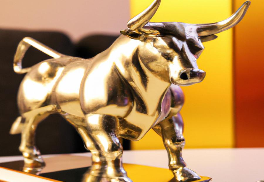 Background of Silver Gold Bull 